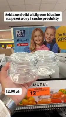 Biedronka Szklane słoiki z klipsem Smukee Home oferta