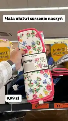 Biedronka Mata do suszenia naczyń Smukee Home oferta