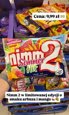 Biedronka Cukierki Nimm2 Sommer Hit arbuz i mango oferta