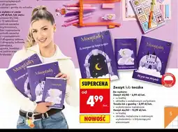 Biedronka Zeszyt A4 60 kartek Moontale Kayet oferta