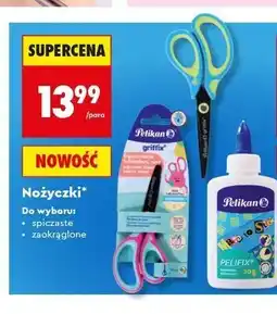 Biedronka Nożyczki zaokrąglone Pelikan Griffix oferta