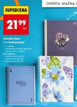 Biedronka Kołozeszyt A4 Interdruk 120 kartek oferta