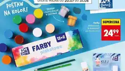 Biedronka Farby plakatowe Oxford 14 kolorów oferta