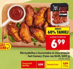 Biedronka Skrzydełka z kurczaka w marynacie hot honey Czas na Grill oferta