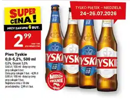 Twój Market Piwo Tyskie oferta