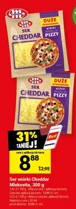 Twój Market Ser wiórki Cheddar Mlekovita oferta