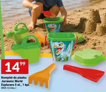 Twój Market Komplet do piasku Jurassic World Explorers oferta