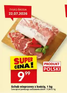 Twój Market Schab wieprzowy z kośćią oferta