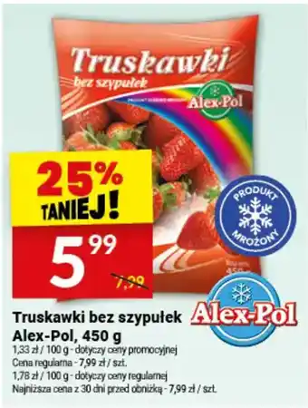 Twój Market Truskawki bez szypułek Alex-Pol oferta