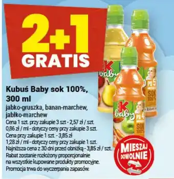 Twój Market Kubus Baby sok 100% oferta