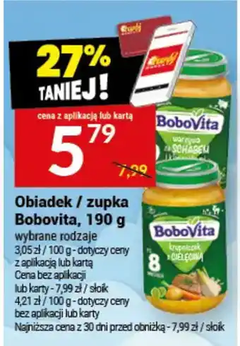 Twój Market Obiadek / zupka Bobovita oferta