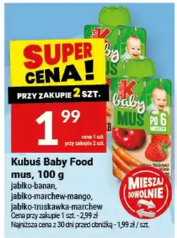 Twój Market Kubuś Baby Food mus oferta