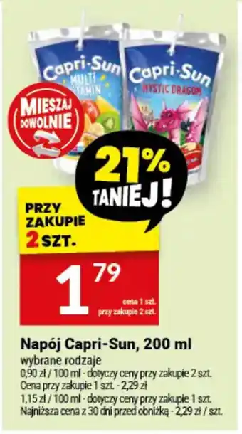 Twój Market Napój Capri-Sun oferta