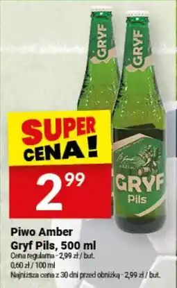 Twój Market Piwo Amber Gryf Pils oferta