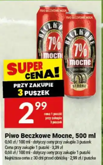 Twój Market Piwo Beczkowe Mocne oferta