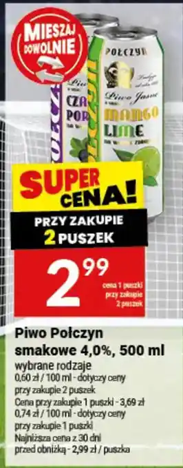 Twój Market Piwo Połczyn smakowe 4,0% oferta