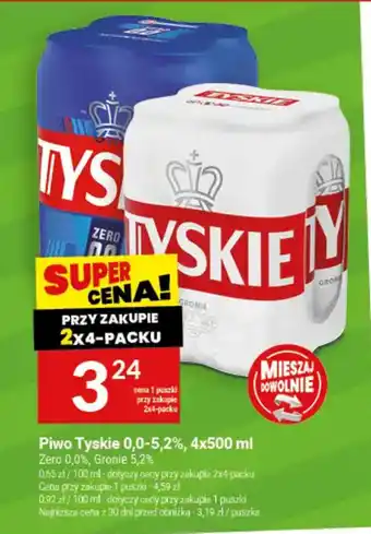Twój Market Piwo Tyskie oferta