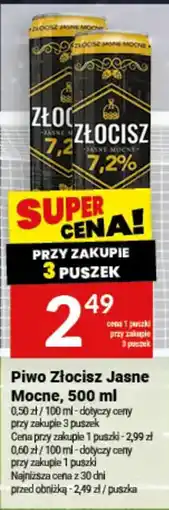 Twój Market Piwo Złocisz Jasne Mocne oferta
