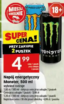 Twój Market Napój energetyczny Monster oferta