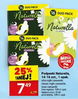 Twój Market Podpaski Naturella oferta