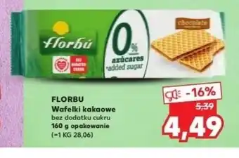 Kaufland Wafelki kakaowe 160g oferta