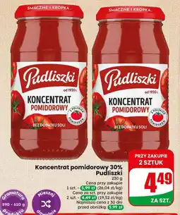 Dino Koncentrat pomidorowy 30% Pudliszki oferta