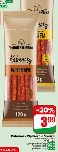 Dino Kabanosy Wędzarnia Smaku oferta