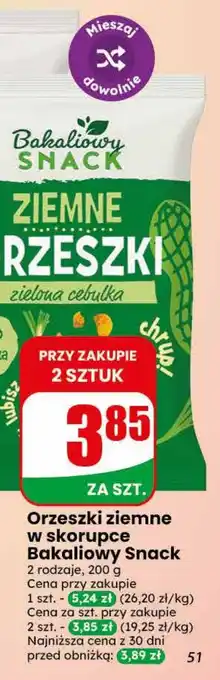 Dino Orzeszki ziemne w skorupce Bakaliowy Snack oferta
