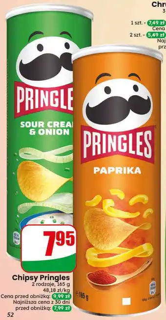 Dino Chipsy Pringles oferta