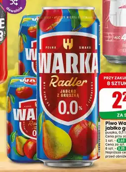 Dino Piwo Warka Radler Jabłko z Gruszka oferta