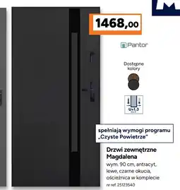 Bricoman Drzwi zewnętrzne Pantor oferta