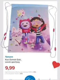 Smyk Worek sportowy Koci Domek Gabi Yamann oferta