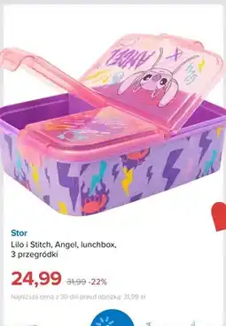 Smyk Lunchbox Stor Lilo i Stitch Angel 3 przegródki oferta