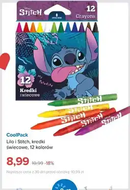 Smyk Kredki świecowe CoolPack Lilo i Stitch 12 kolorów oferta