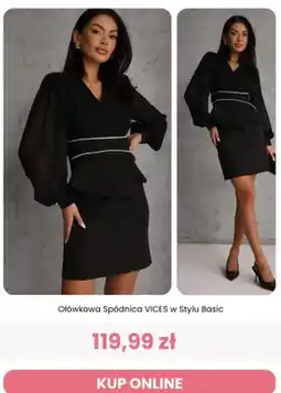 Renee Spódnica ołówkowa VICES w stylu basic oferta