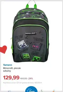 Smyk Plecak szkolny Minecraft Yamann oferta