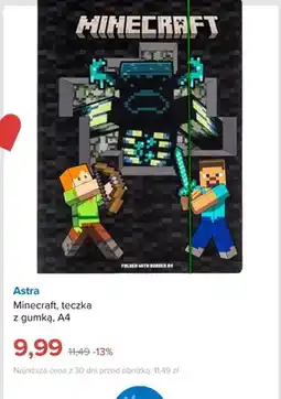 Smyk Teczka z gumką Astra Minecraft A4 oferta