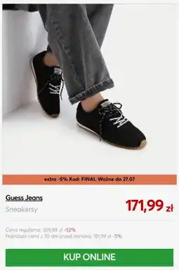 eobuwie Sneakersy Guess Jeans oferta