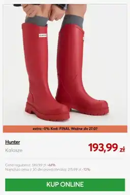 eobuwie Kalosze Hunter oferta
