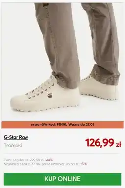 eobuwie Trampki G-Star Raw oferta