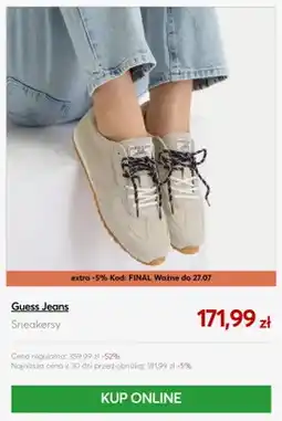 eobuwie Sneakersy Guess Jeans oferta