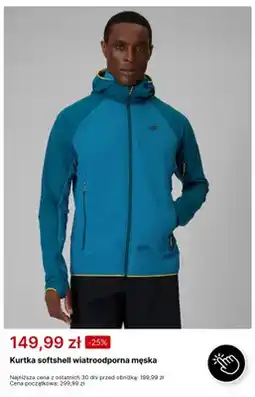 4F Kurtka softshell wiatroodporna męska 4F oferta