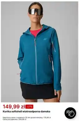 4F Kurtka softshell wiatroodporna damska 4F oferta