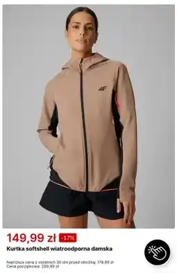 4F Kurtka softshell wiatroodporna damska 4F oferta