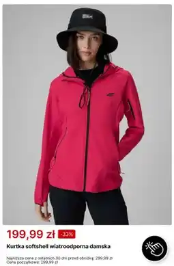 4F Kurtka softshell wiatroodporna damska 4F oferta