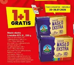 Twój Market Masło ekstra Łowickie 82% tł oferta