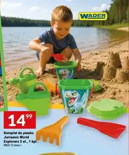 Twój Market Komplet do piasku Wader Jurassic World Explorers oferta
