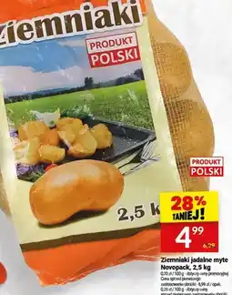 Twój Market Ziemniaki jadalne myte Novopack polskie oferta