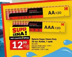 Twój Market Baterie Super Heavy Duty AA Kodak oferta