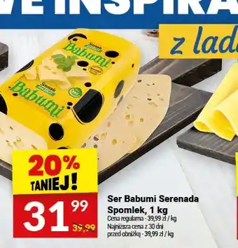 Twój Market Ser Babumi Serenada Spomlek oferta
